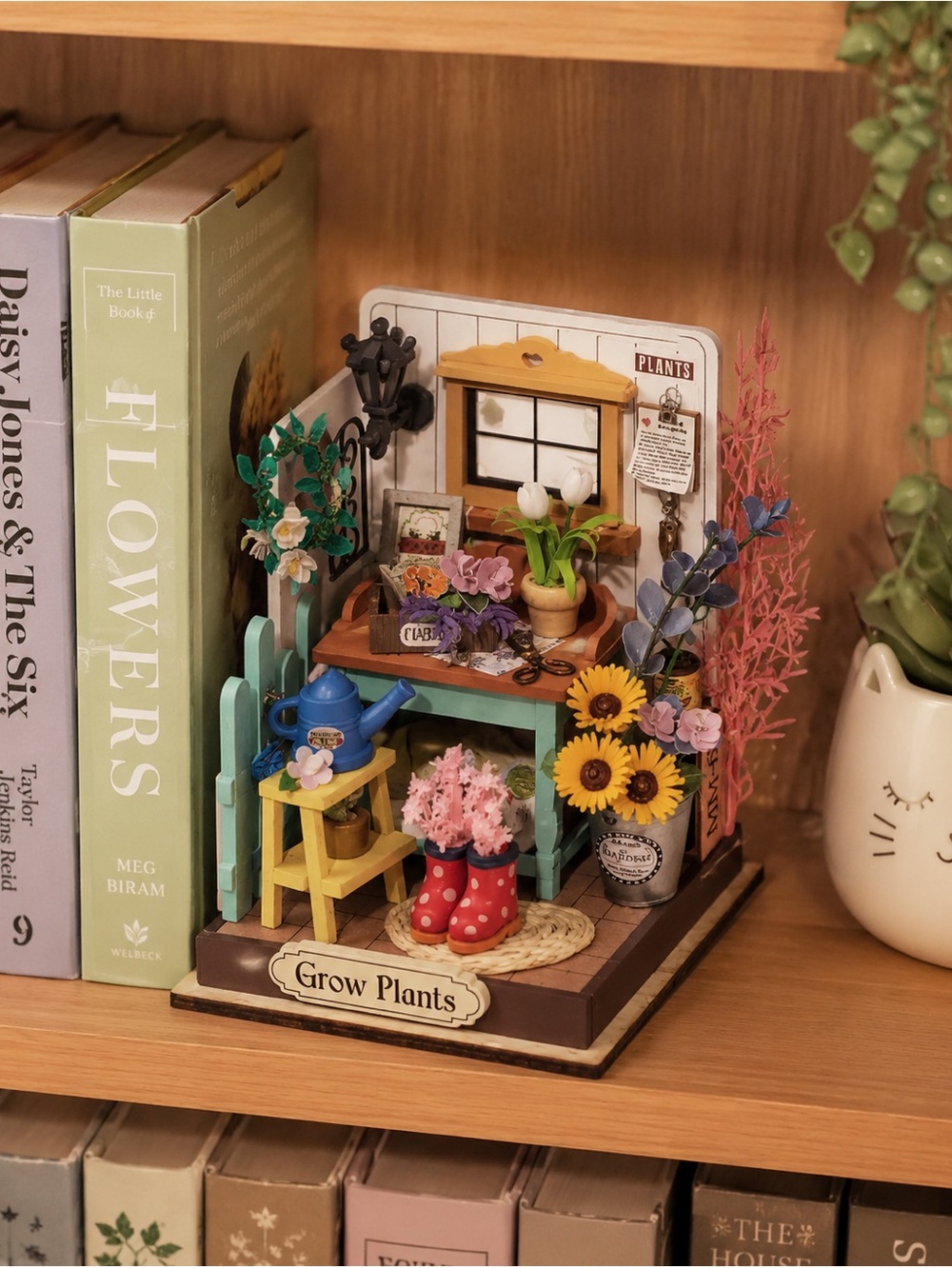 Rolife Dreaming Terrace Garden Miniature DIY Kit 3D Puzzle Diorama New Sealed
